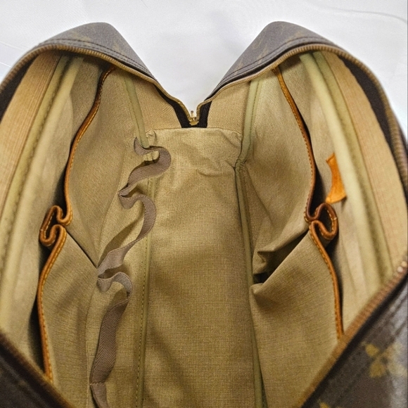 Louis Vuitton Deauville 1998 Monogram Handbag In Brown Canvas And Leather - Picture 11 of 14